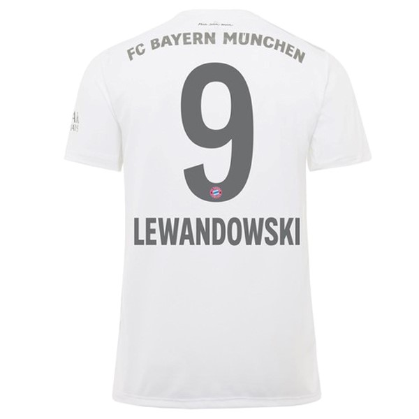 Camiseta Bayern Munich NO.9 Lewandowski 2ª 2019/20 Blanco